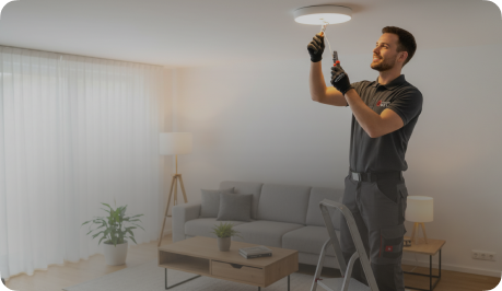Elektriker bei Privatkunden