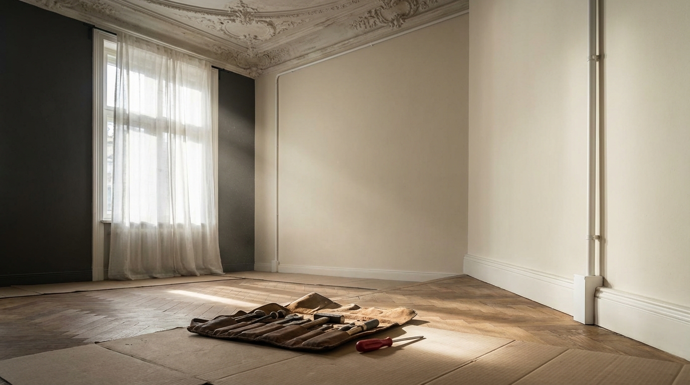 Elektrosanierung in einem Münchner Gründerzeit-Altbau